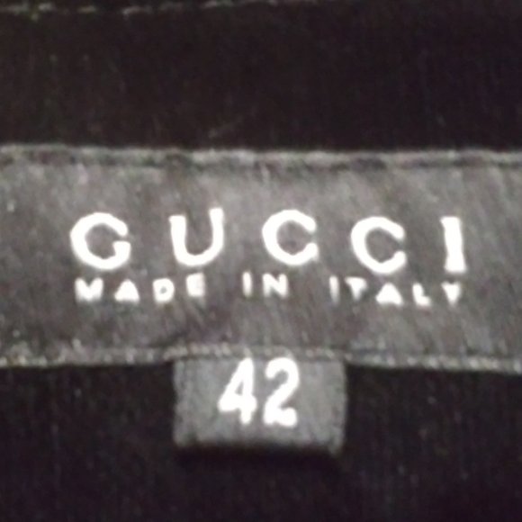 Gucci Black Velvet Skirt Size 42 Euro 4 US . - Picture 3 of 6